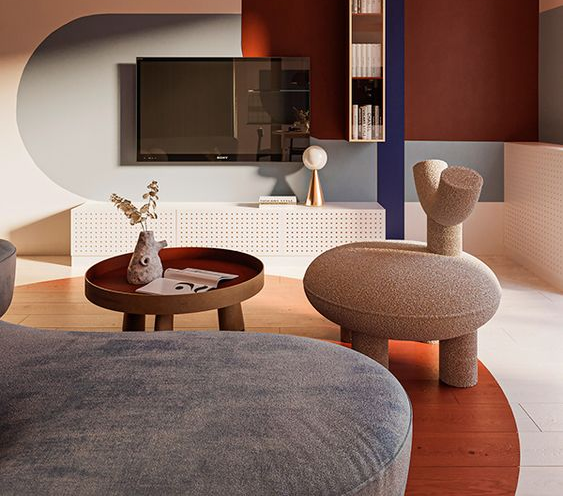 平面美術(shù)軟裝風格